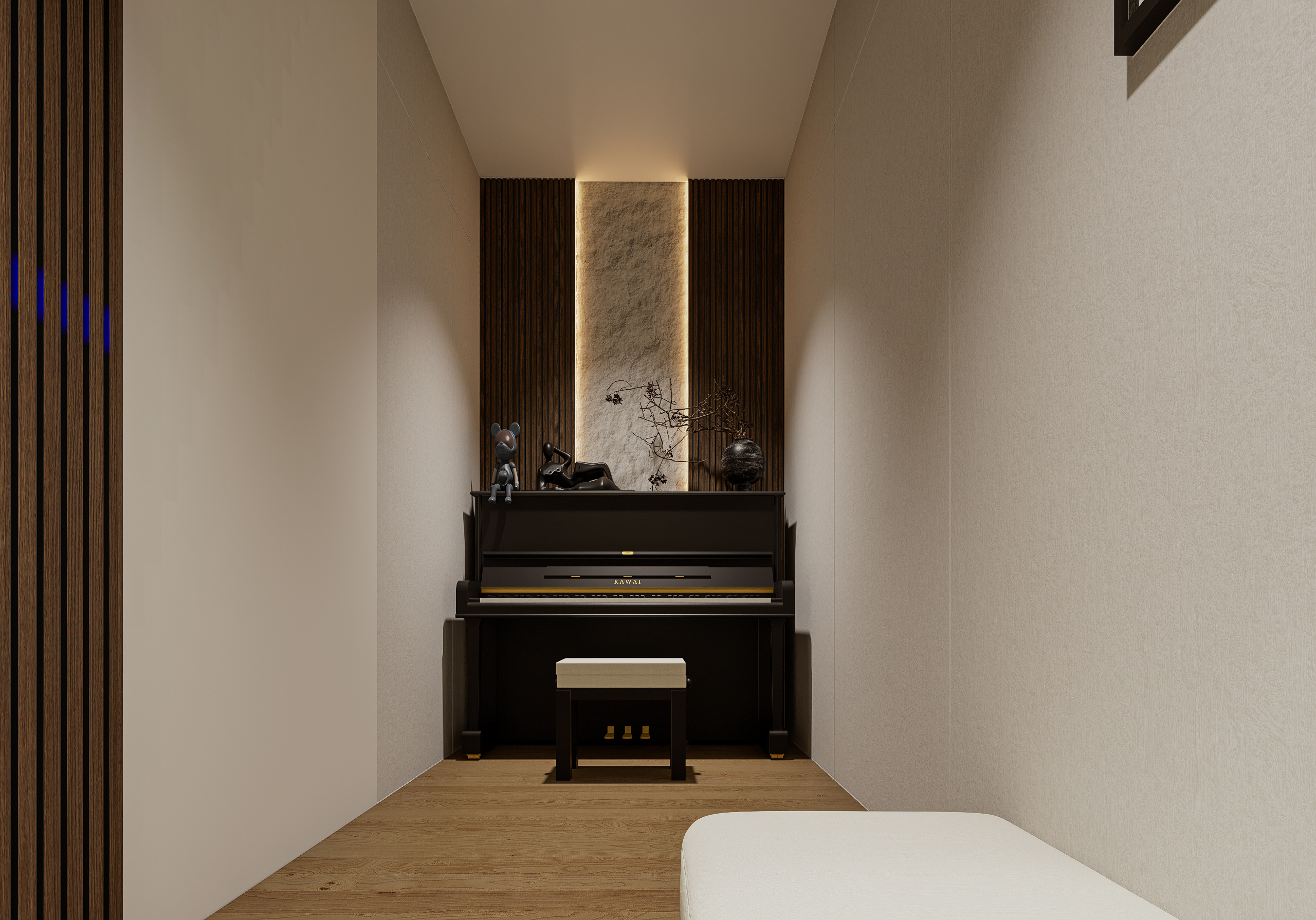 Luxury residential facade detail